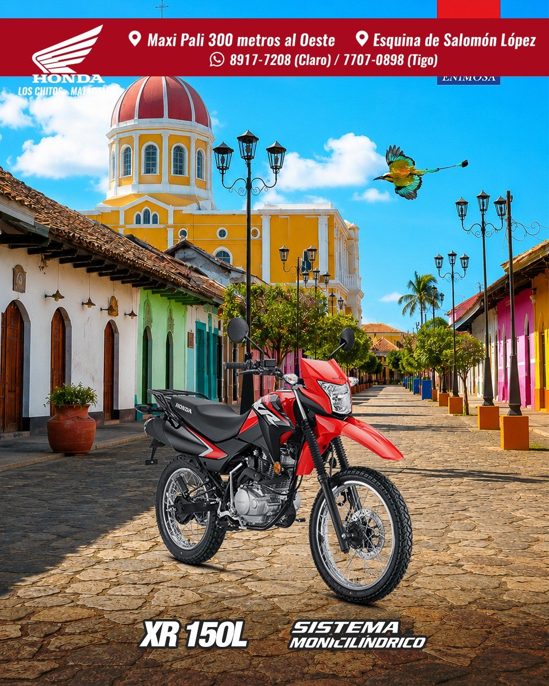 Honda XR 150L Matagalpa