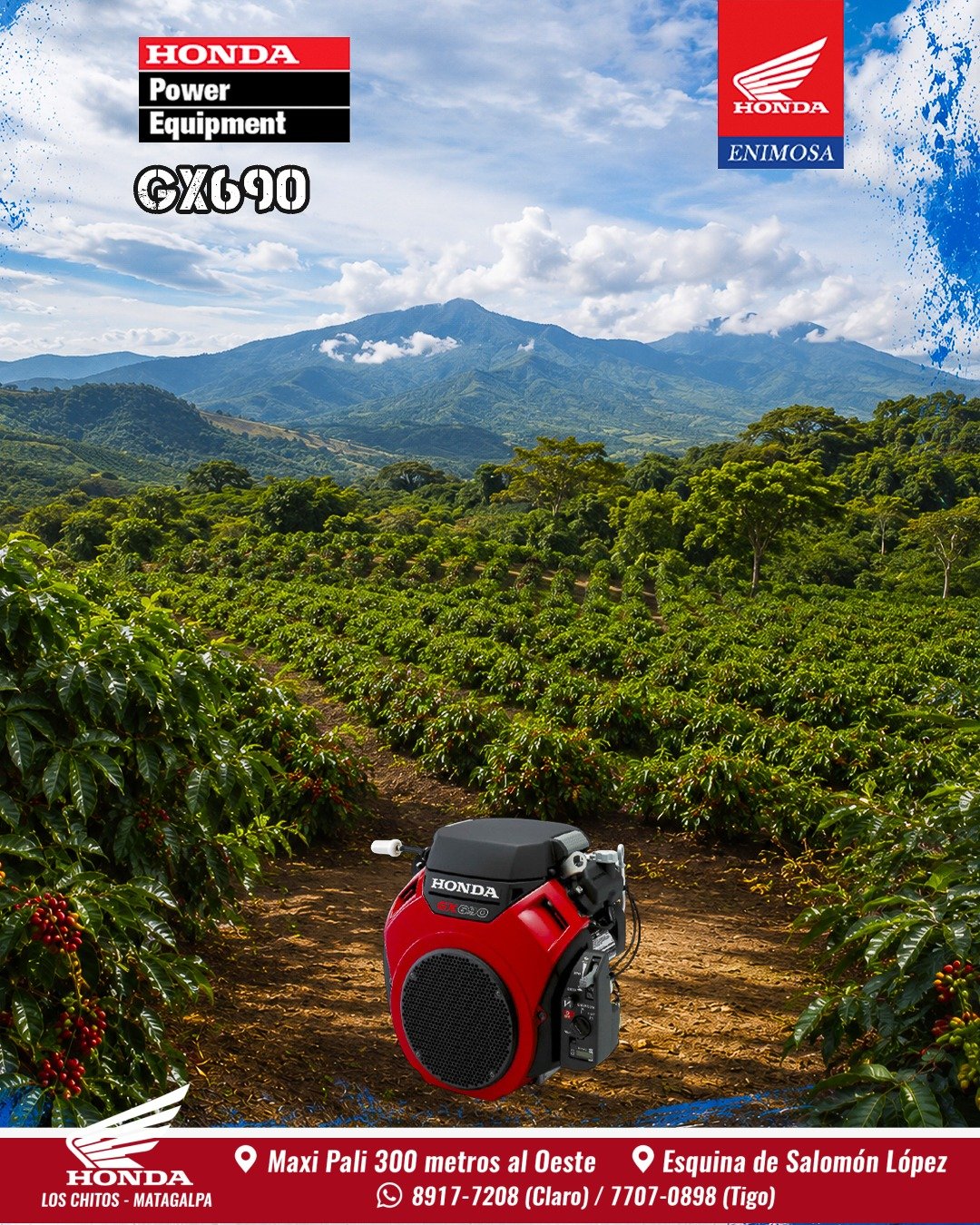 Motor Estacionario Honda GX690